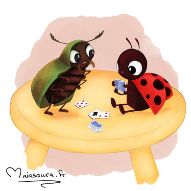 The beetle and the ladybug